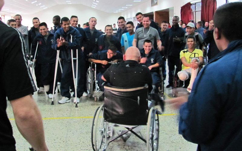 Michael Woroniecki With Veterans